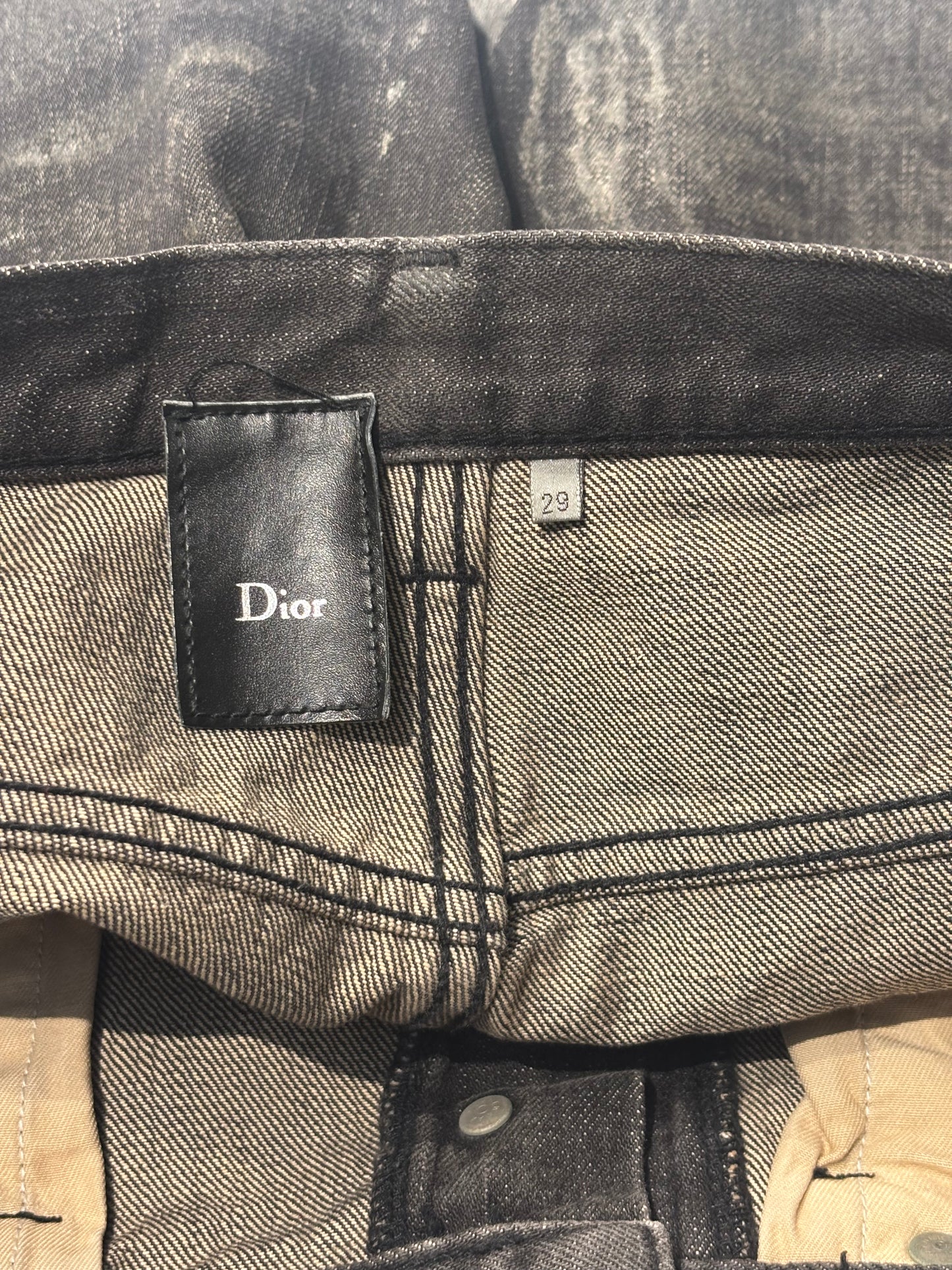 Dior Homme AW04 Luster Waxed Denim