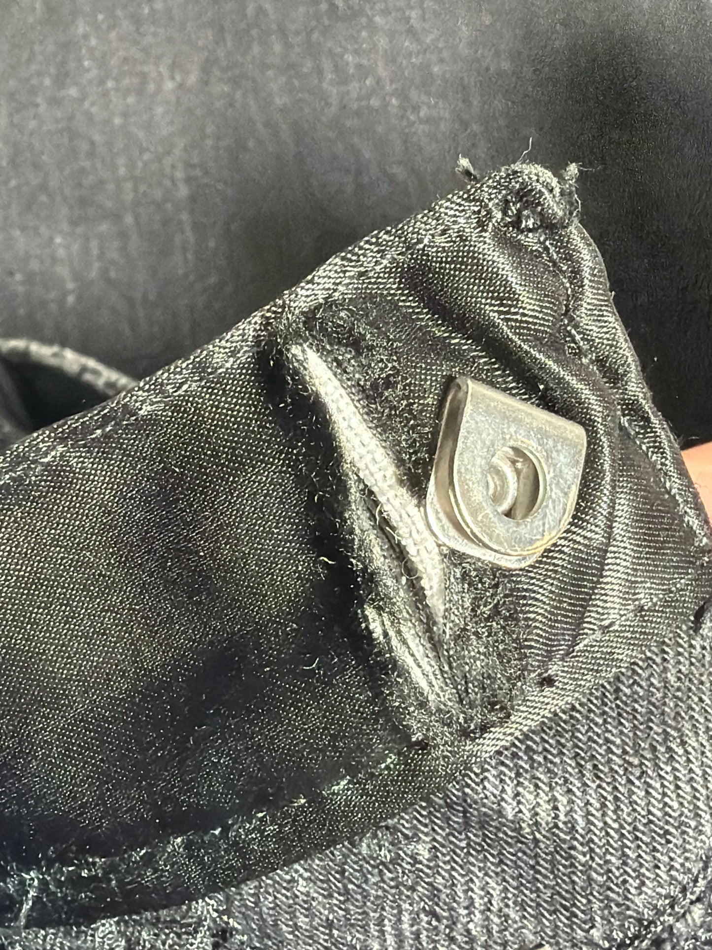 Dior Homme AW06 Satin Cummerbund Denim