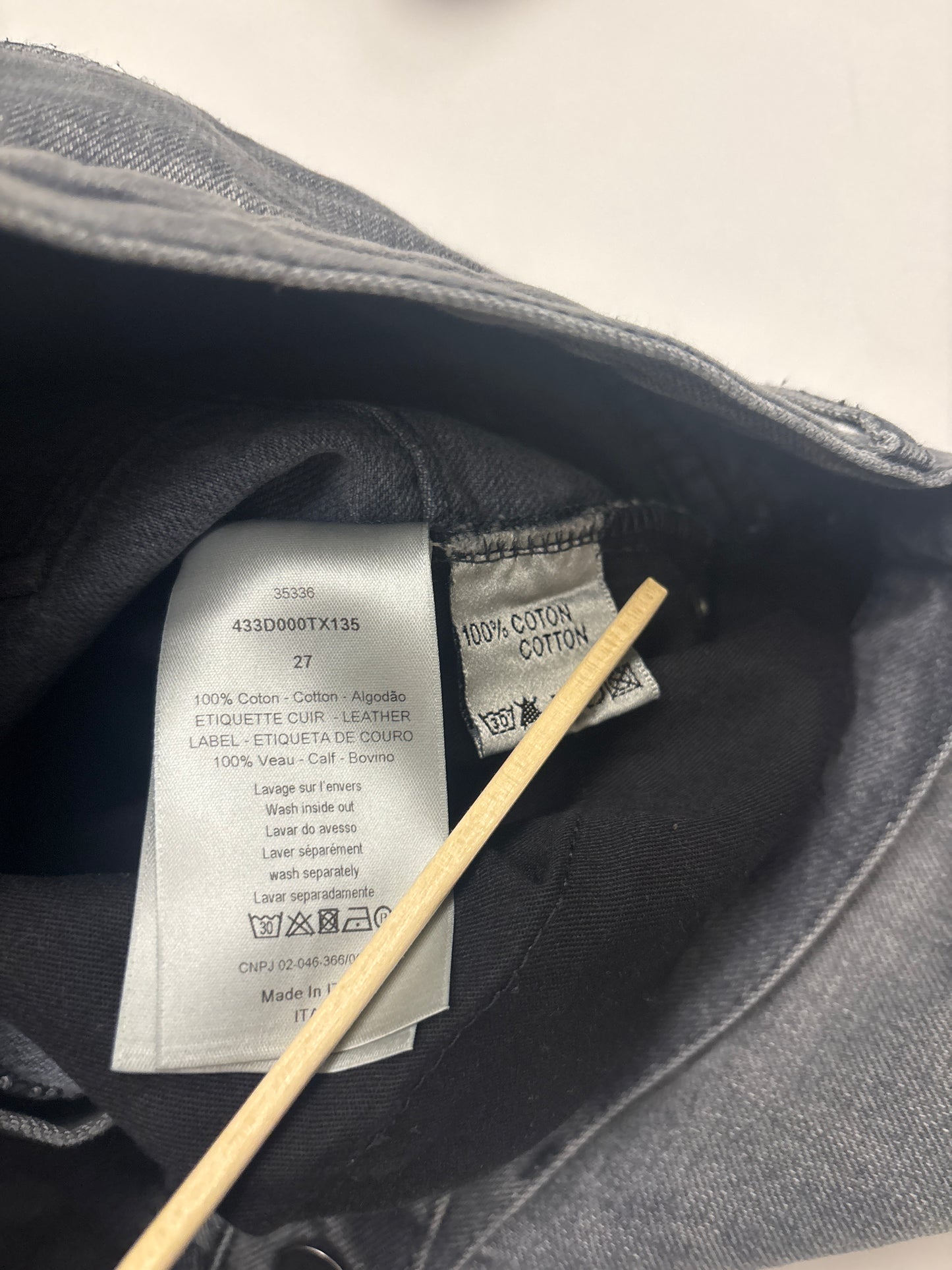 Dior Homme Repaired Denim
