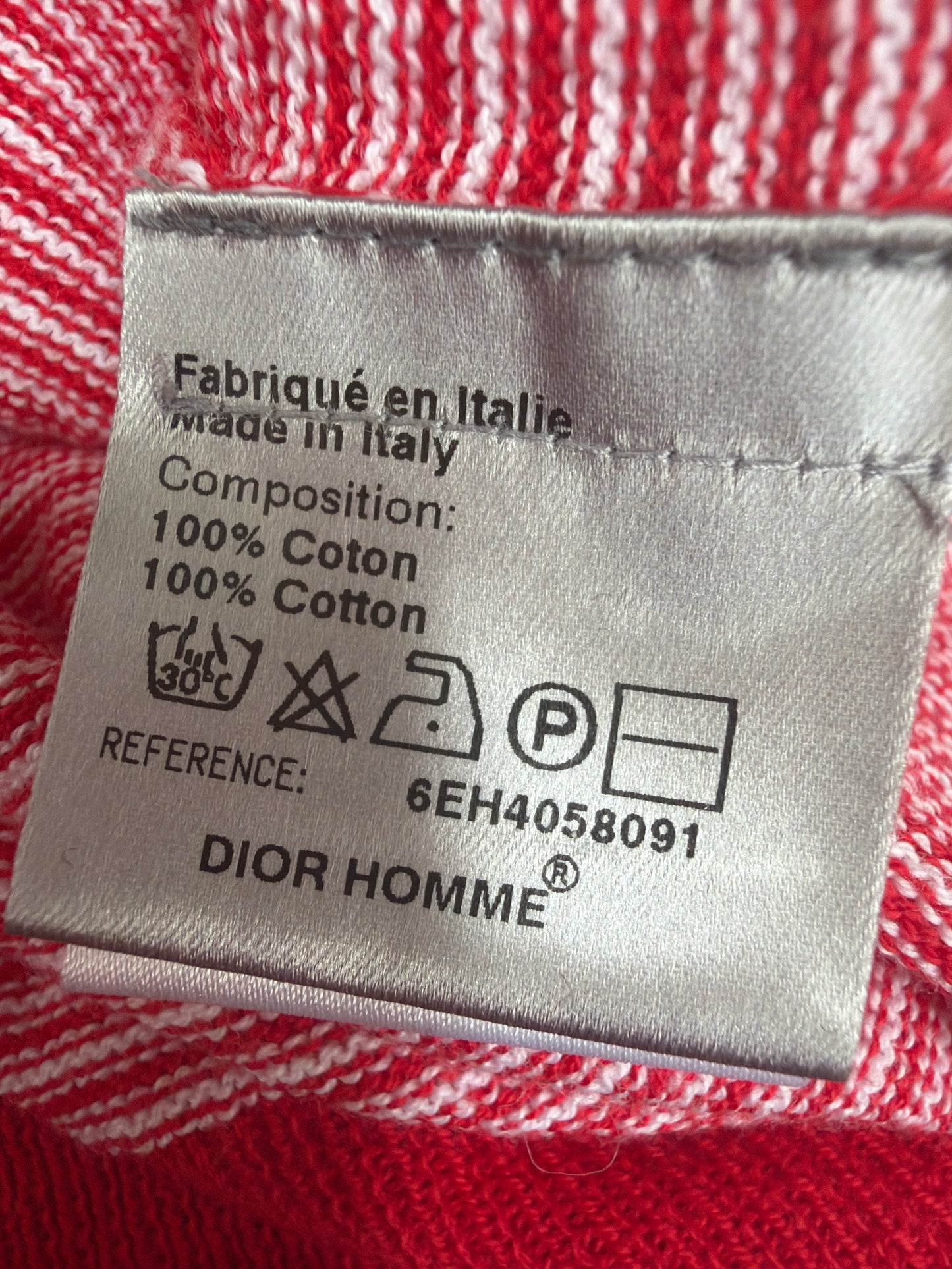 Dior Homme SS06 Striped Knit Sweater