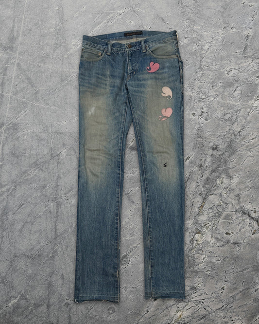 Undercover AW05 Arts and Crafts Heart Denim