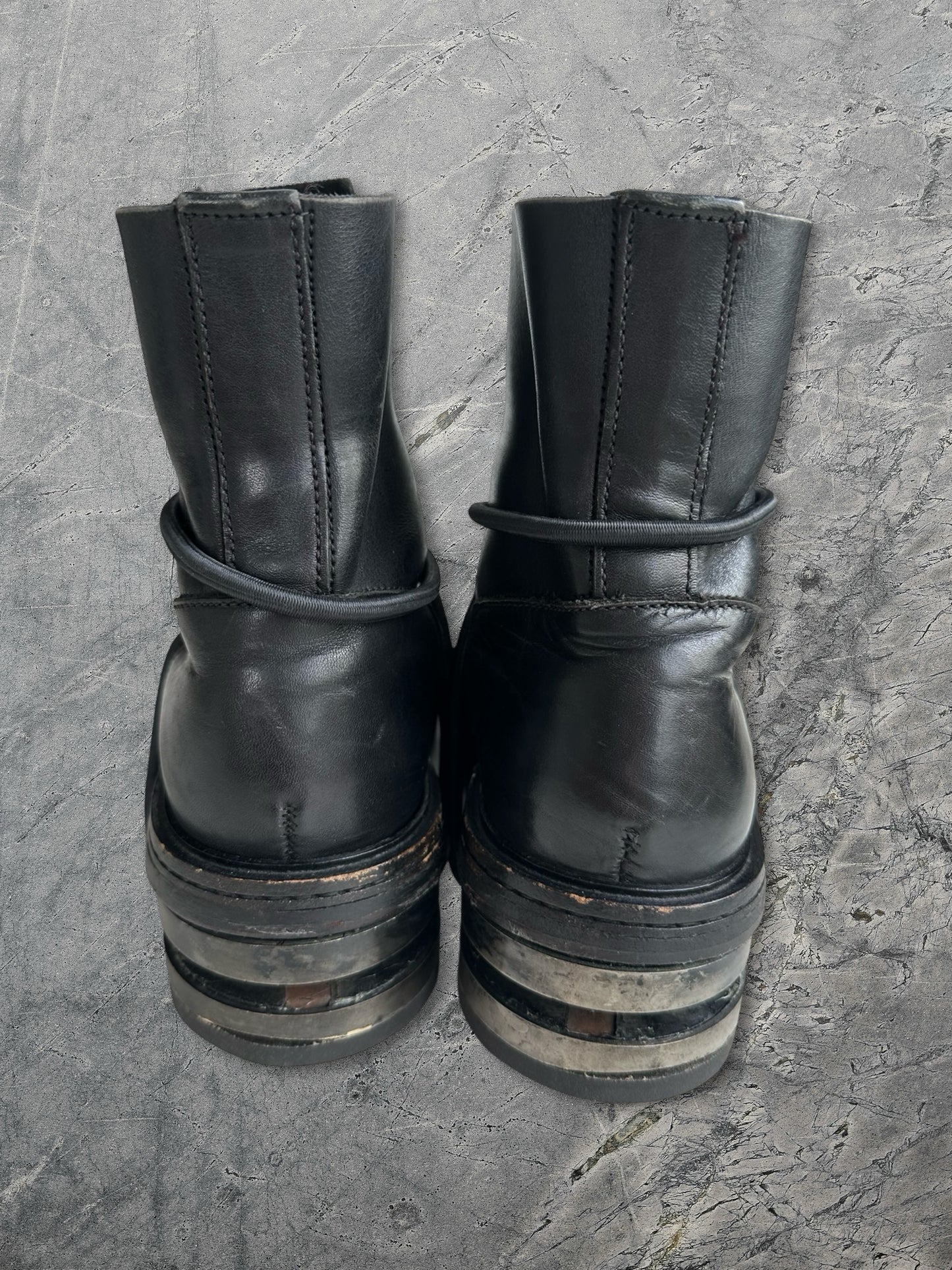 Dirk Bikkembergs AW1996 Steel Heel Bungee Boots