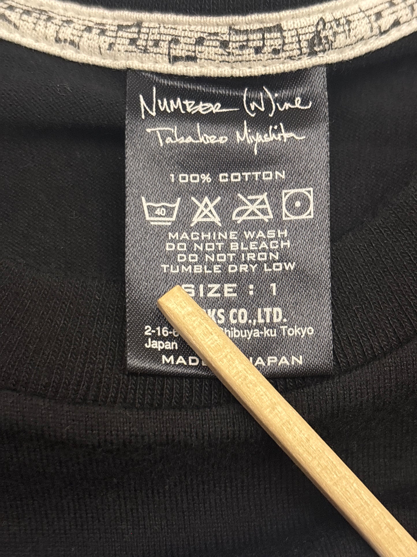 Number (N)ine AW09 Poem Tee