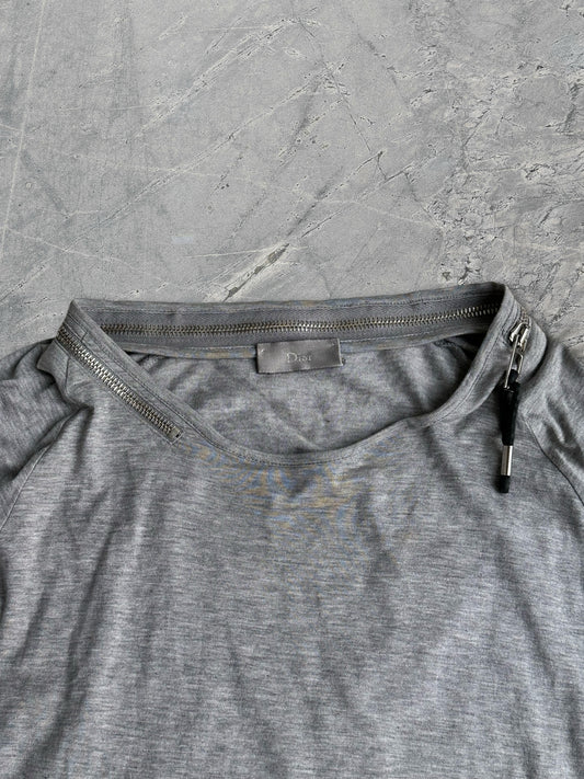Dior SS04 Strip Zipper Shirt