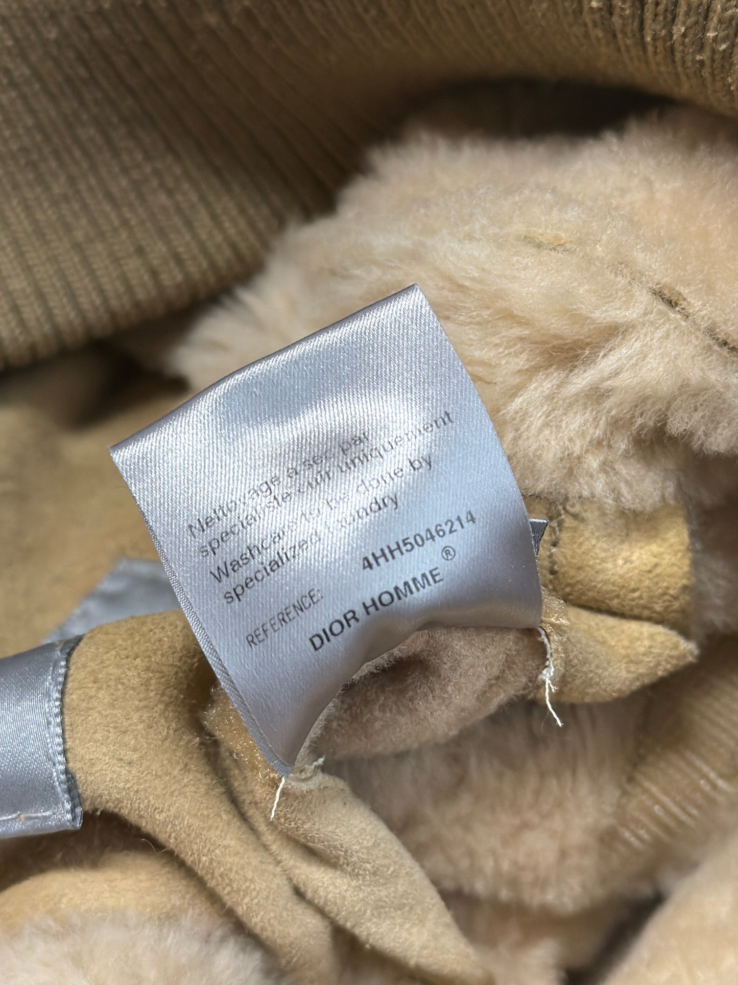 Dior Homme AW04 Runway Mouton Aviator Jacket