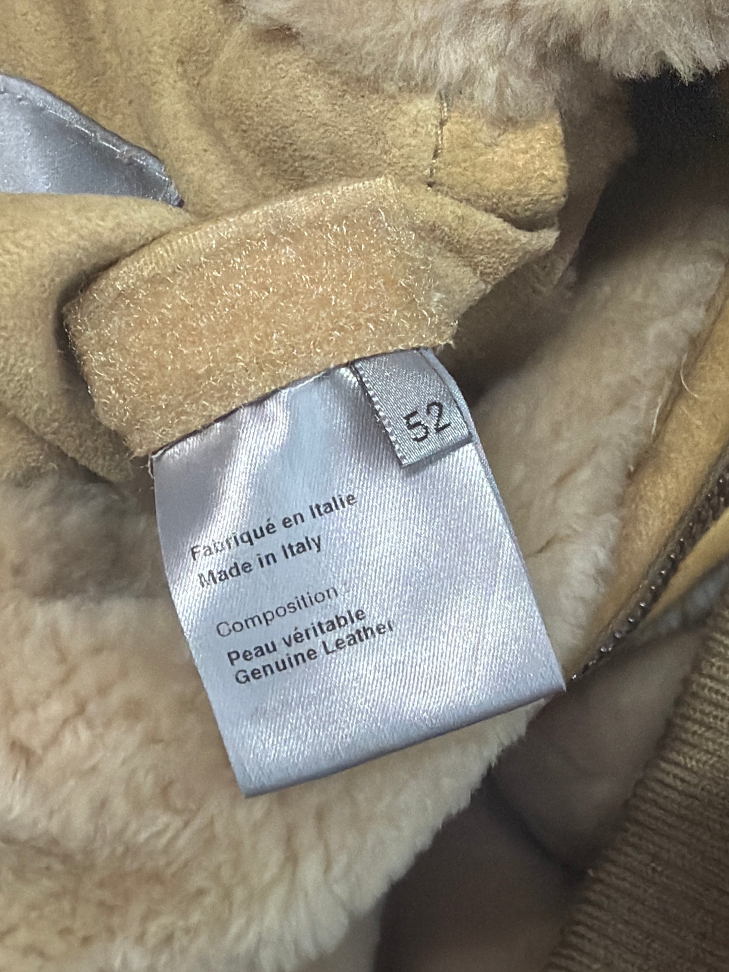 Dior Homme AW04 Runway Mouton Aviator Jacket