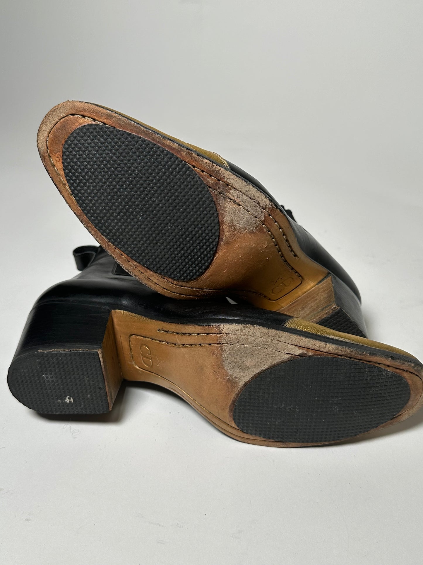 Dior Homme AW05 6.5 Gold Chelsea Boots