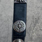 Chrome Hearts Pyramid Stud Leather Snap Bracelet