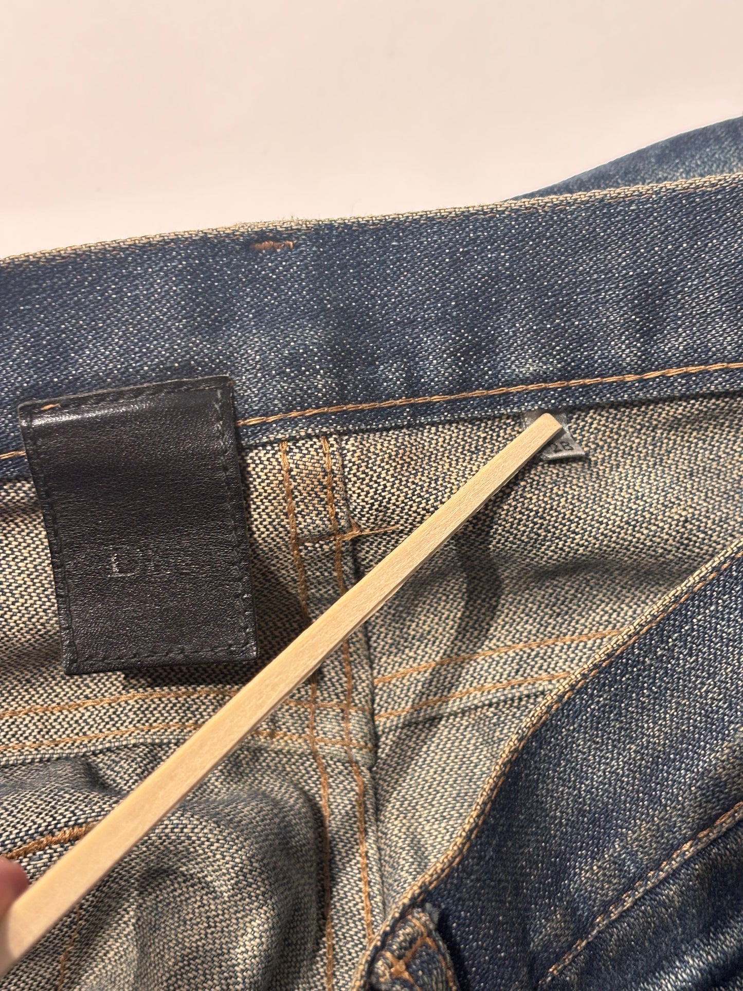 Dior Homme AW04 Rust Denim