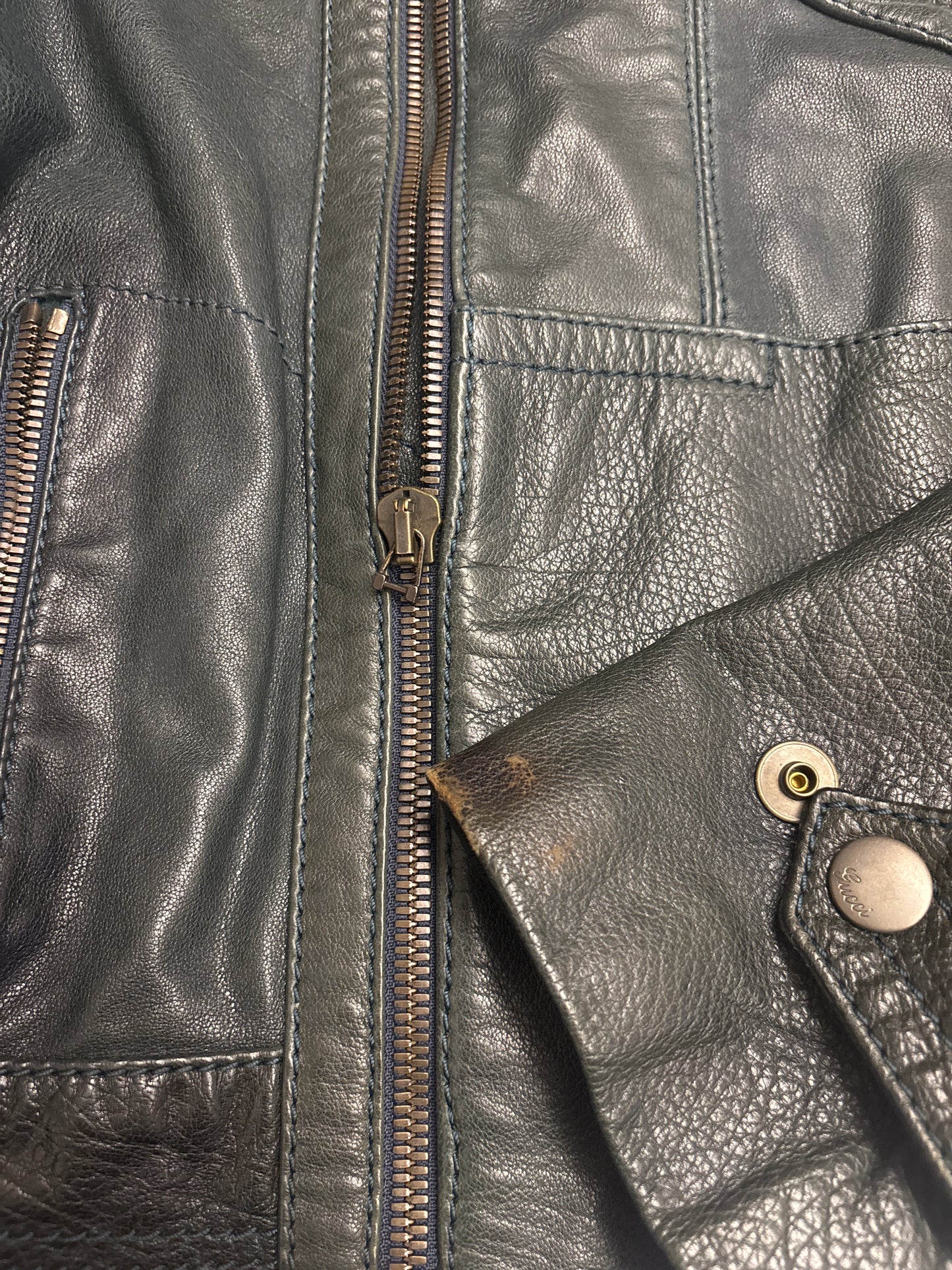 Gucci FW08 Runway Leather Jacket