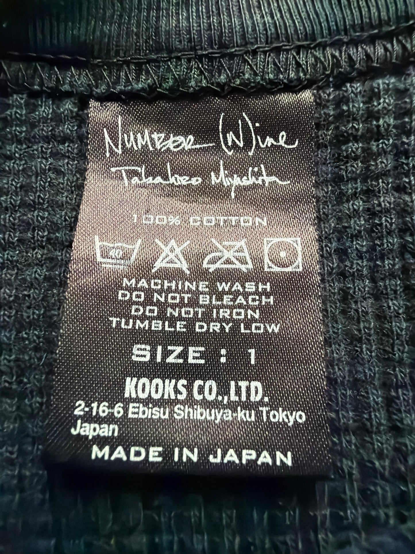 Number (N)ine AW07 Thermal
