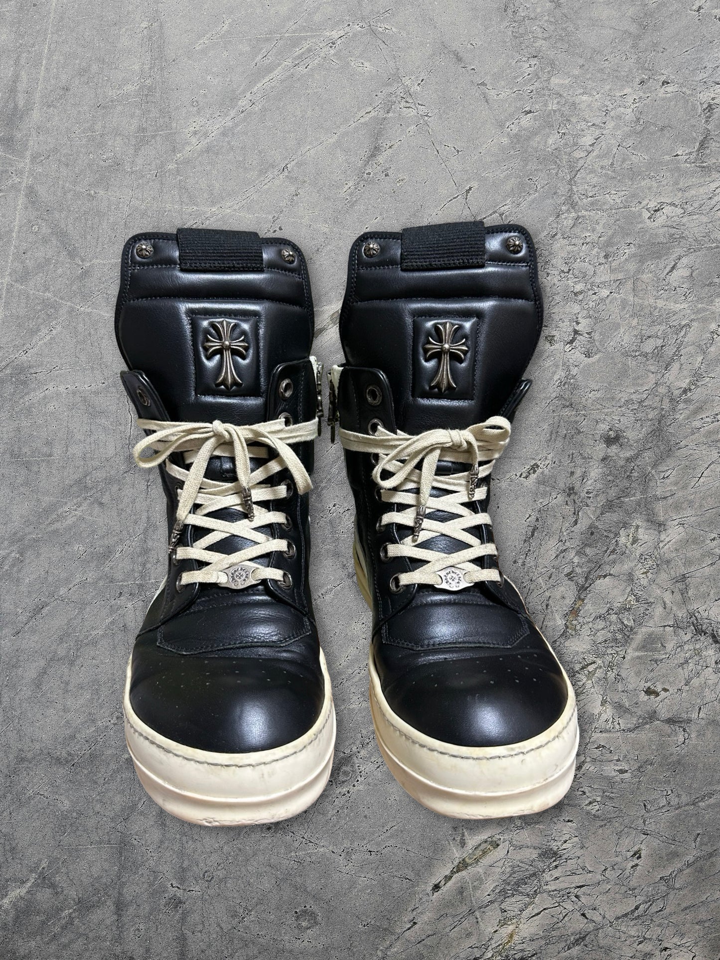 Rick Owens Chrome Hearts Geobasket