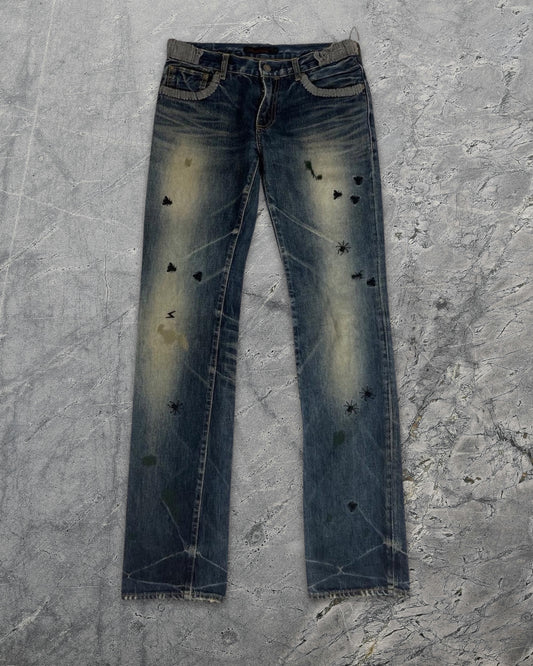 Undercover AW06 Insect/Bug Denim size 3 Womens