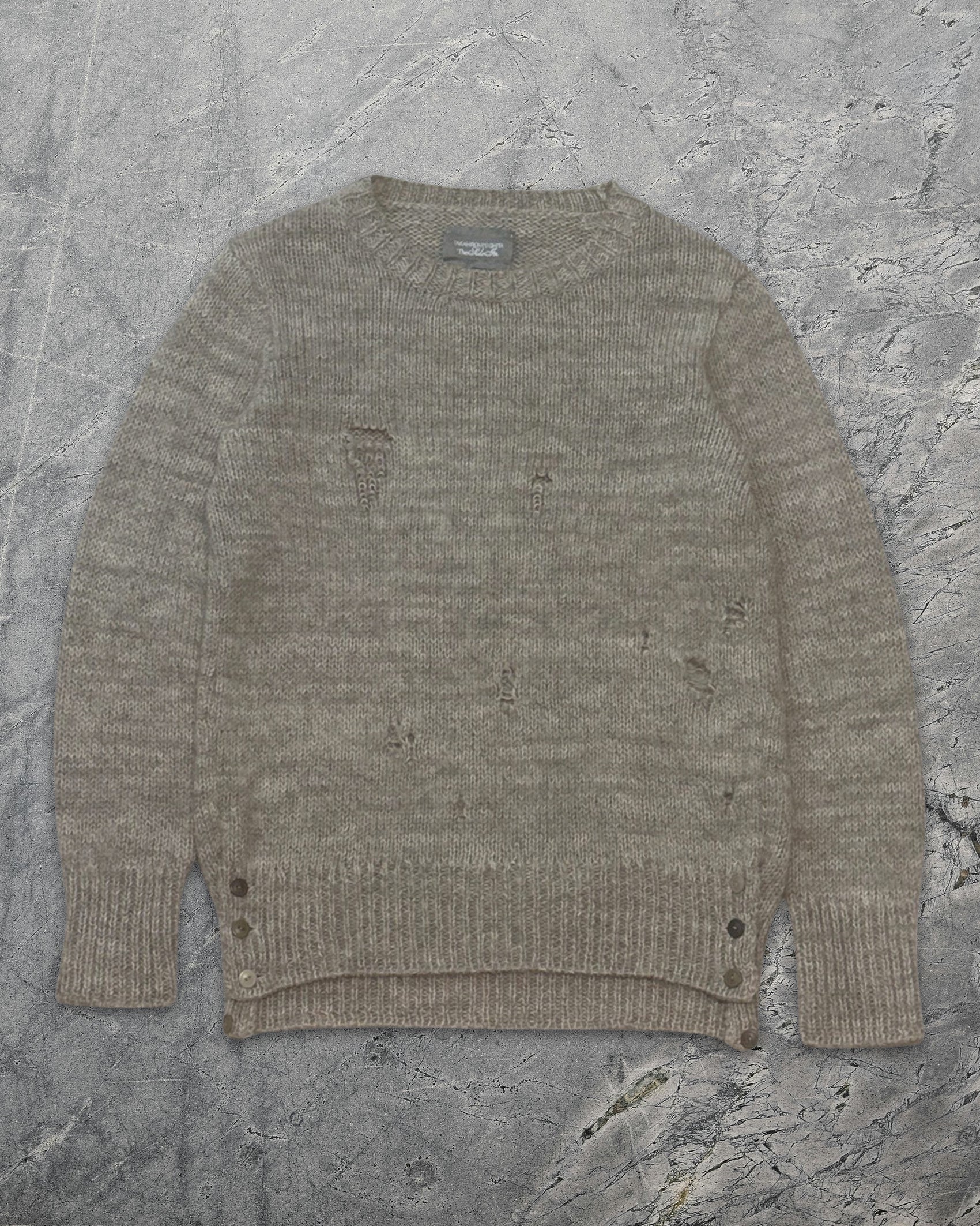 AW13 Takahiro Miyashita The Soloist grunge distressed knit