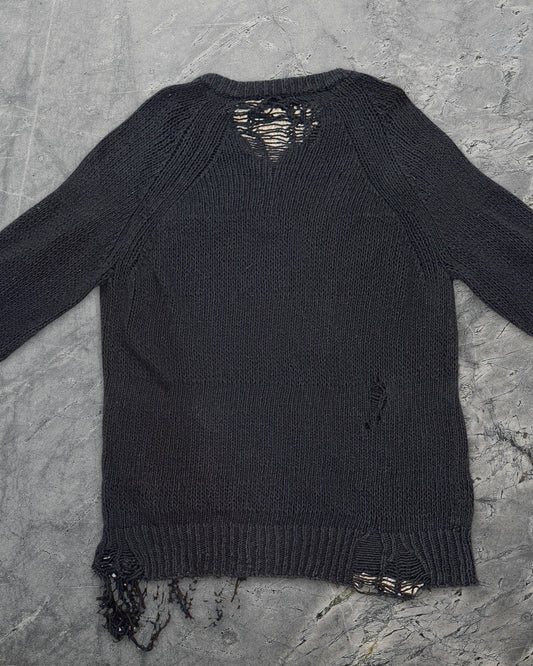 Number (N)ine SSAW2003 Touch Me I’m Sick Distressed Knit