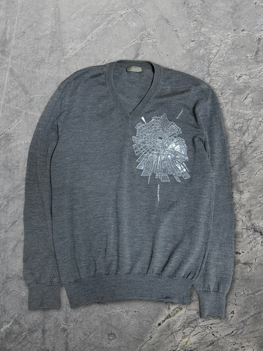 Dior Homme AW08 Shattered Glass Sweater