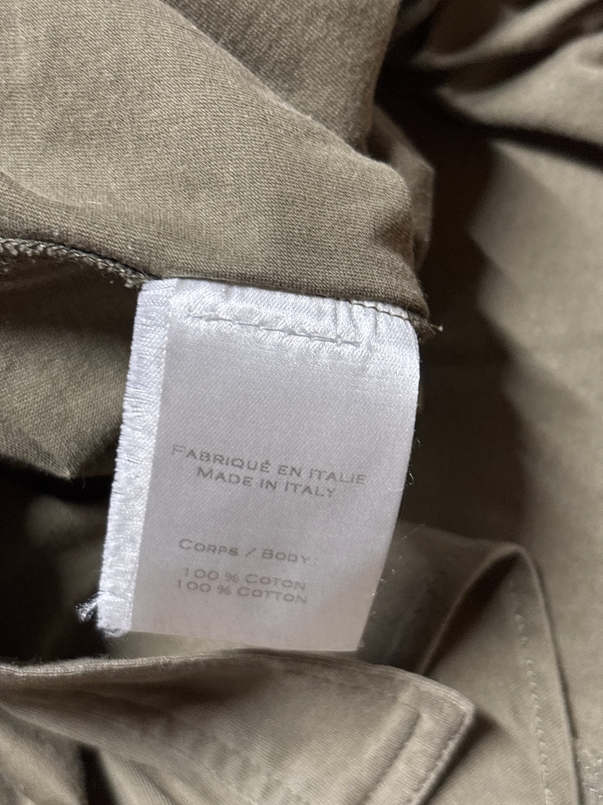 Balmain SS13 Khaki Button Up Shirt