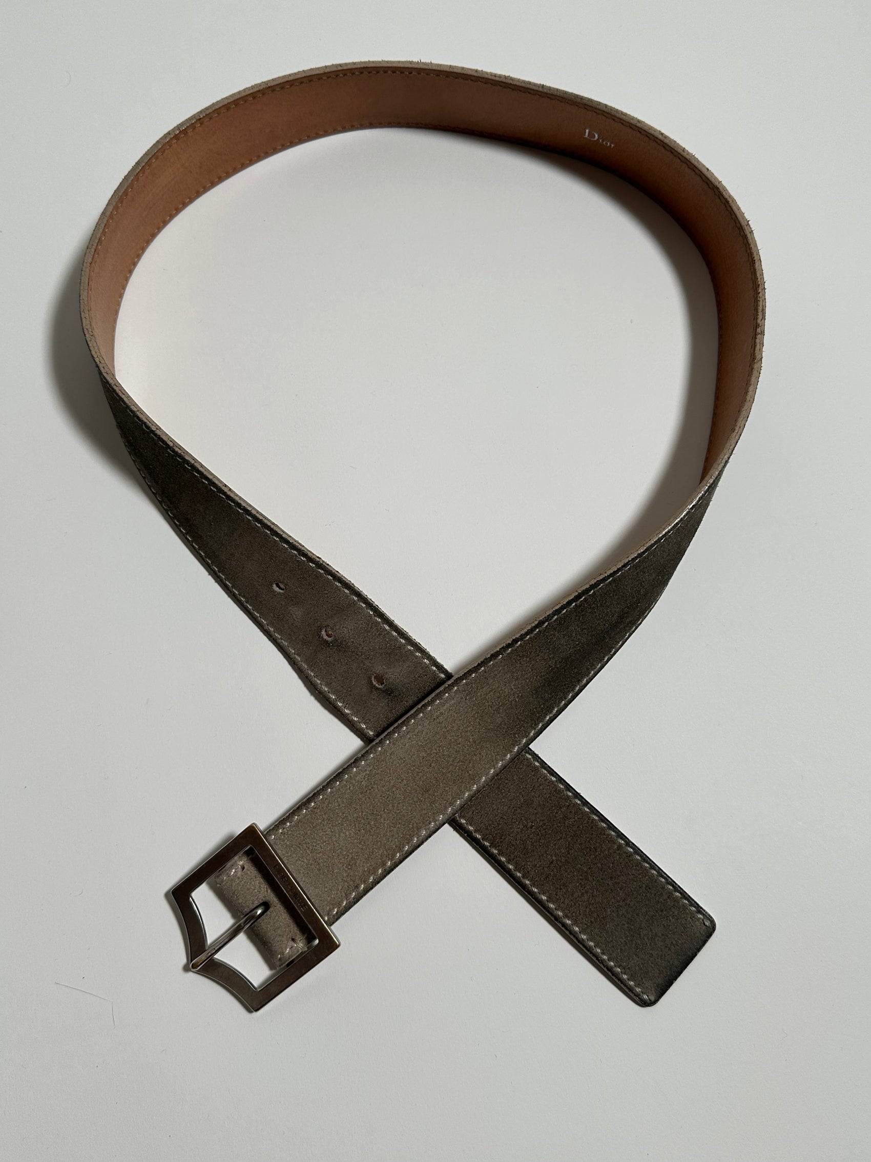 Dior Homme Suede D Point Belt