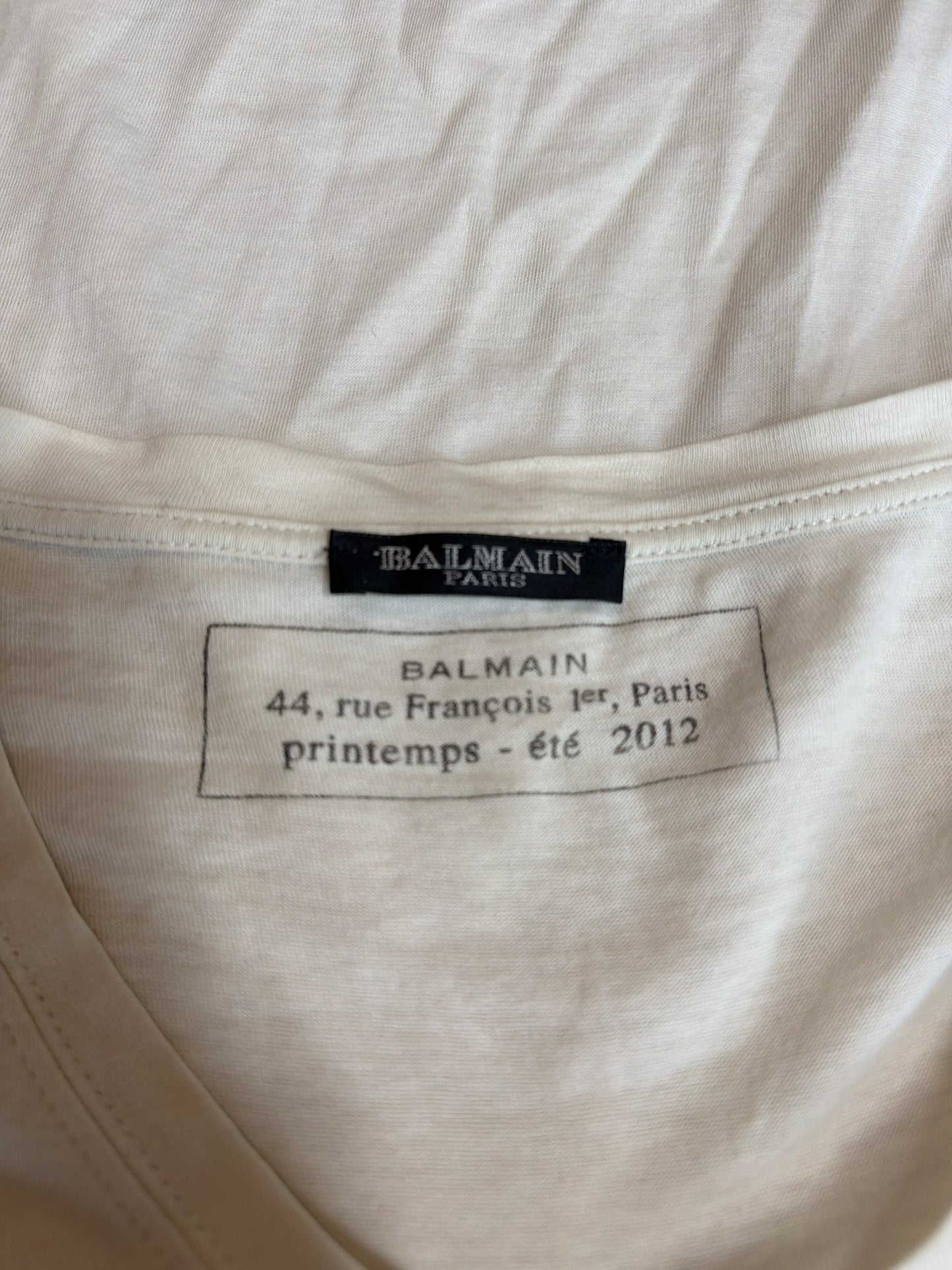 Balmain SS12 Feather Shirt