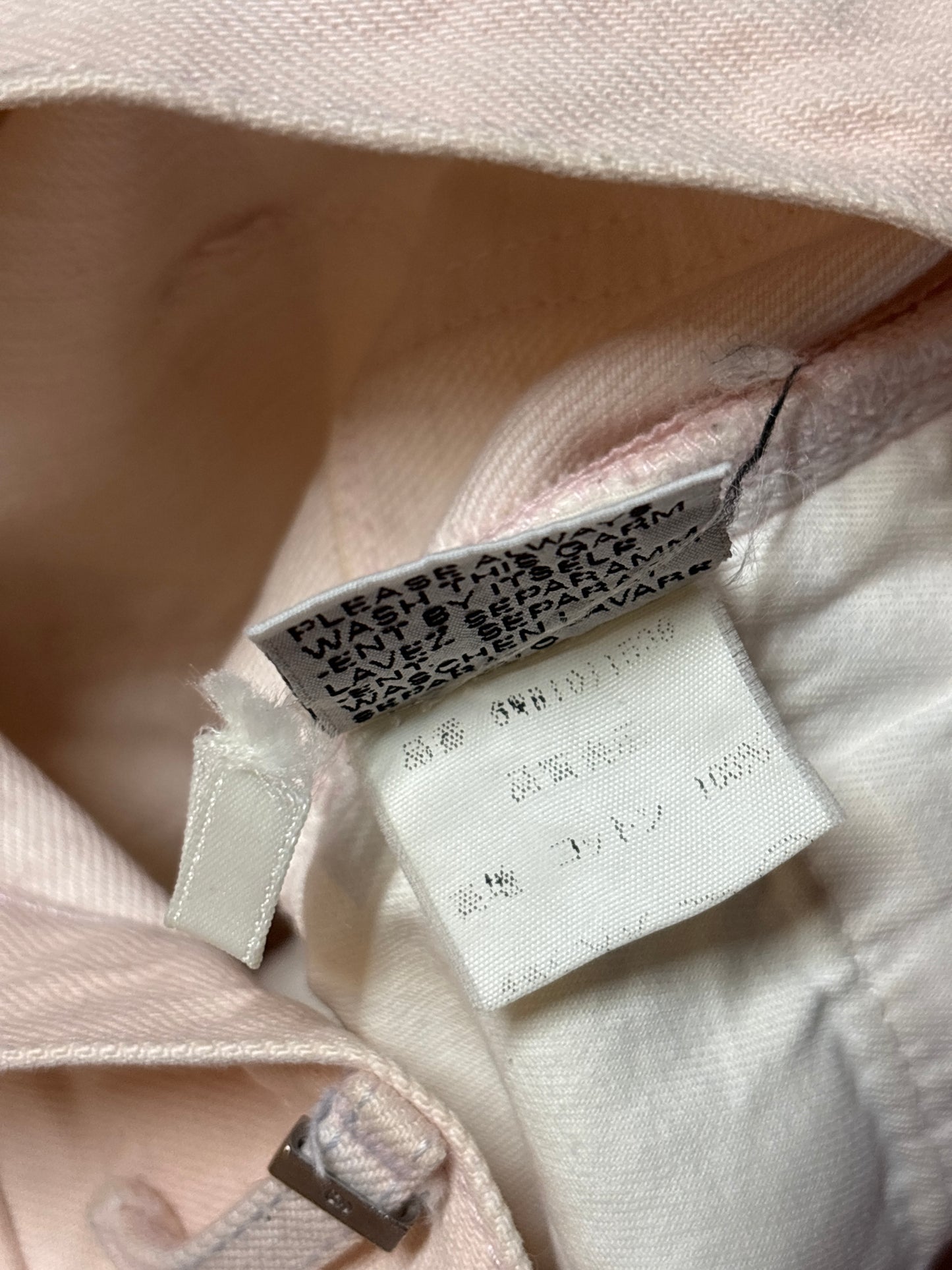 Dior Homme SS06 Pink Clawmark Denim