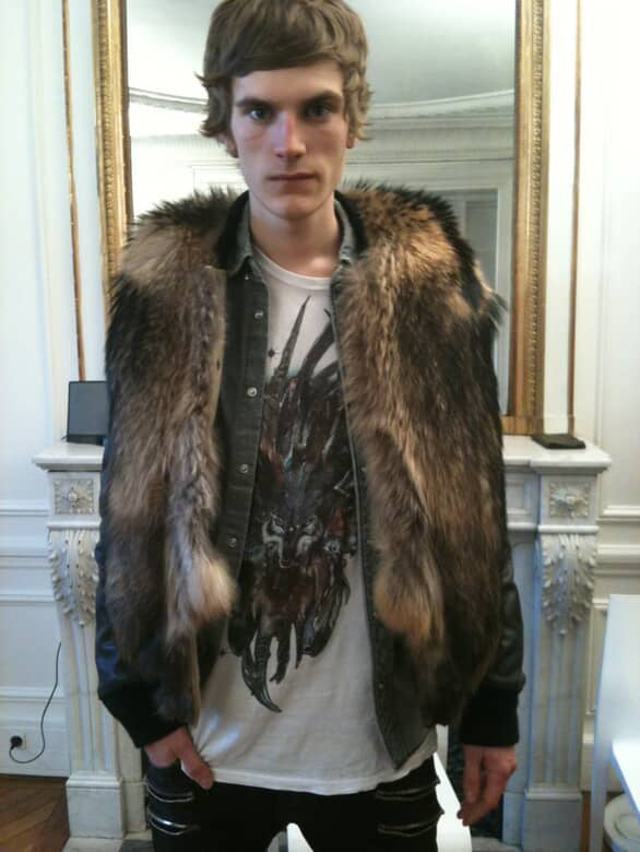 Balmain AW11 Wolf Graphic Shirt