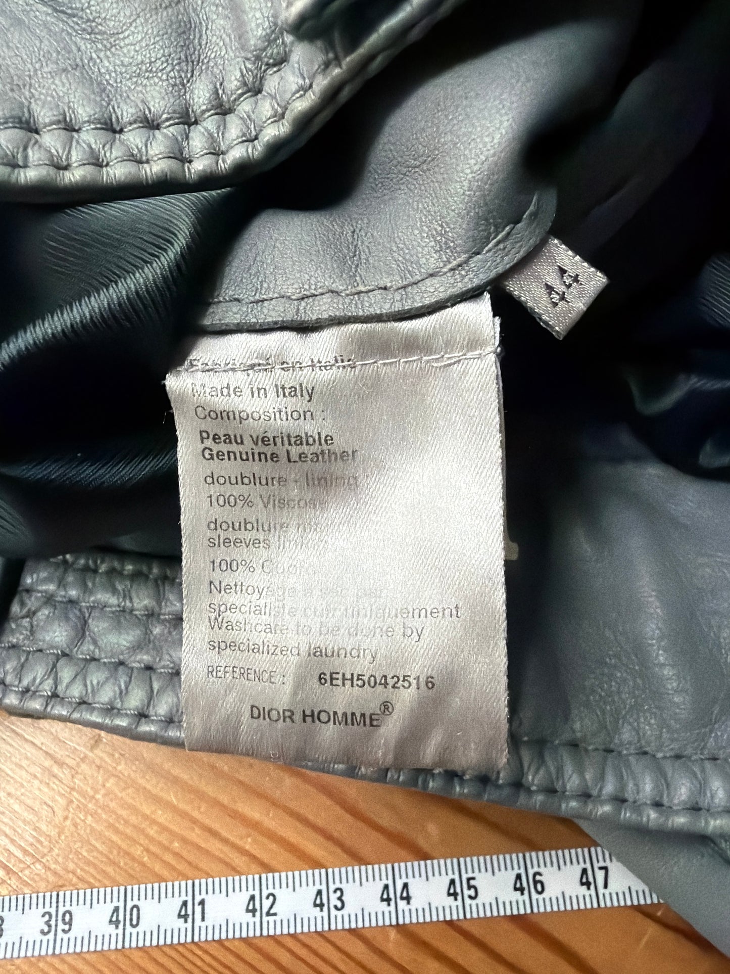 Dior Homme SS05 Runway Leather Jacket
