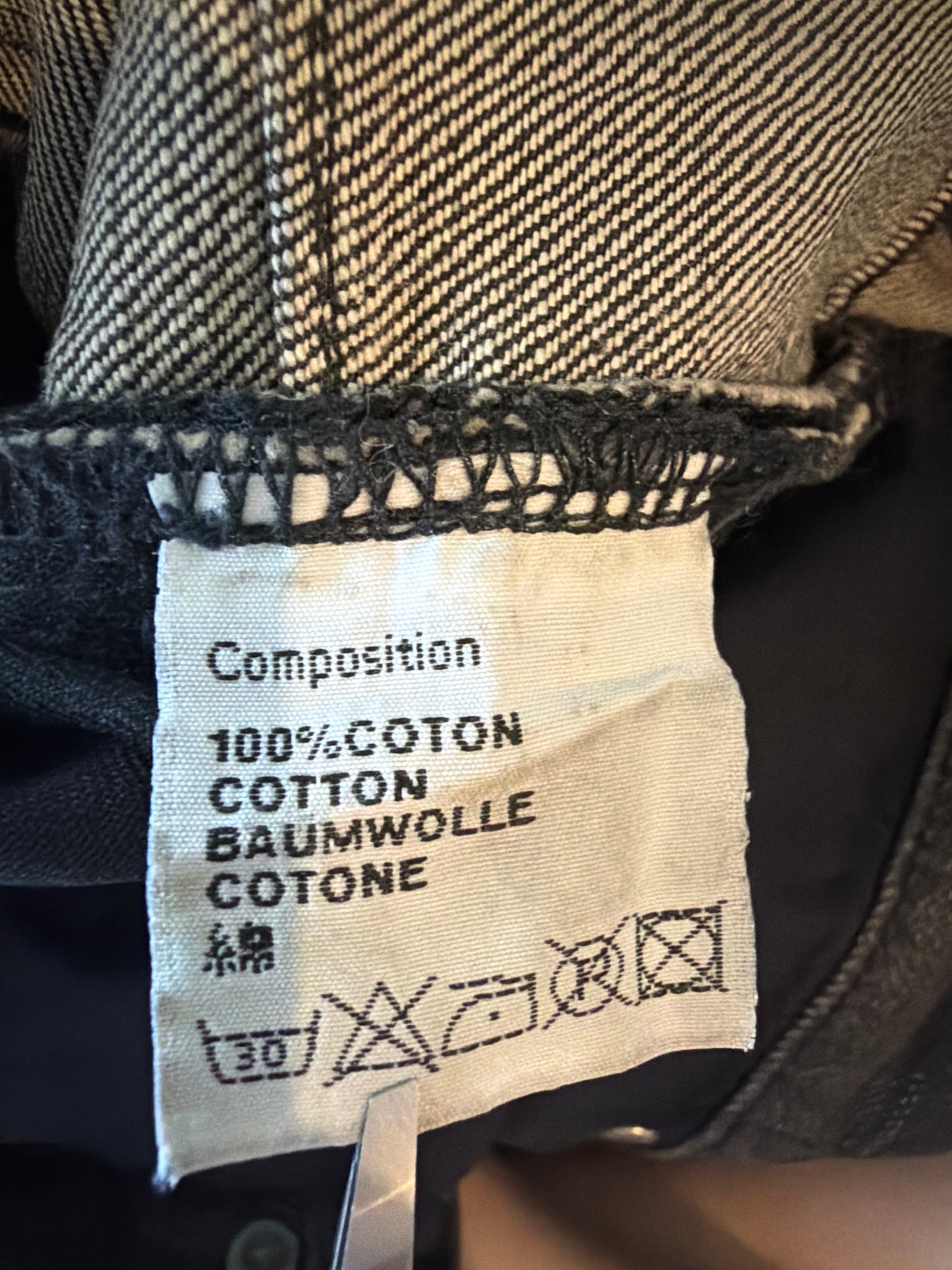 Dior Homme AW07 Luster Denim