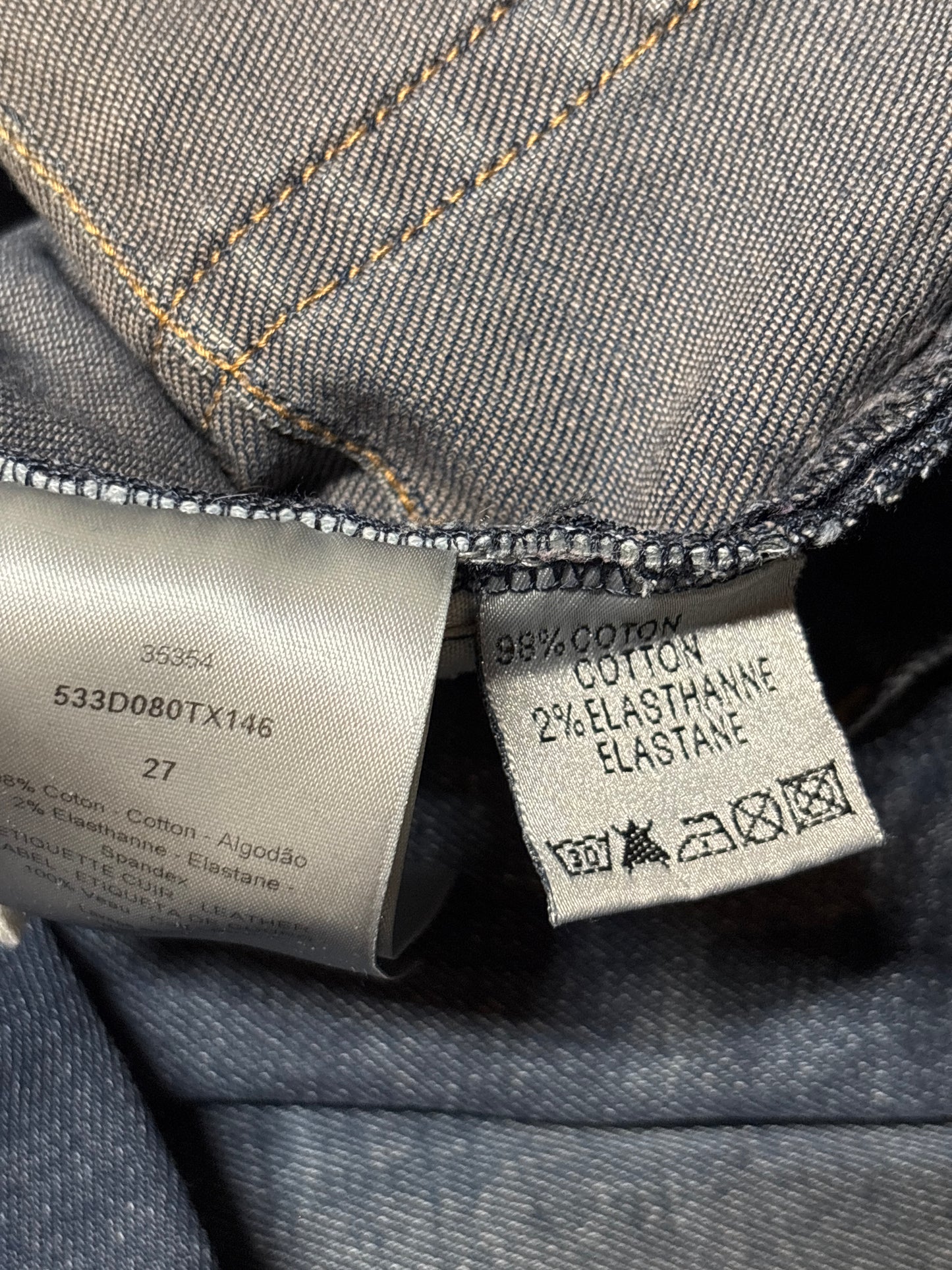 Dior Homme 2015 Back Zipper Denim