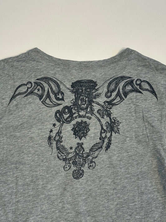 Balmain SS10 Distressed Graphic Shirt