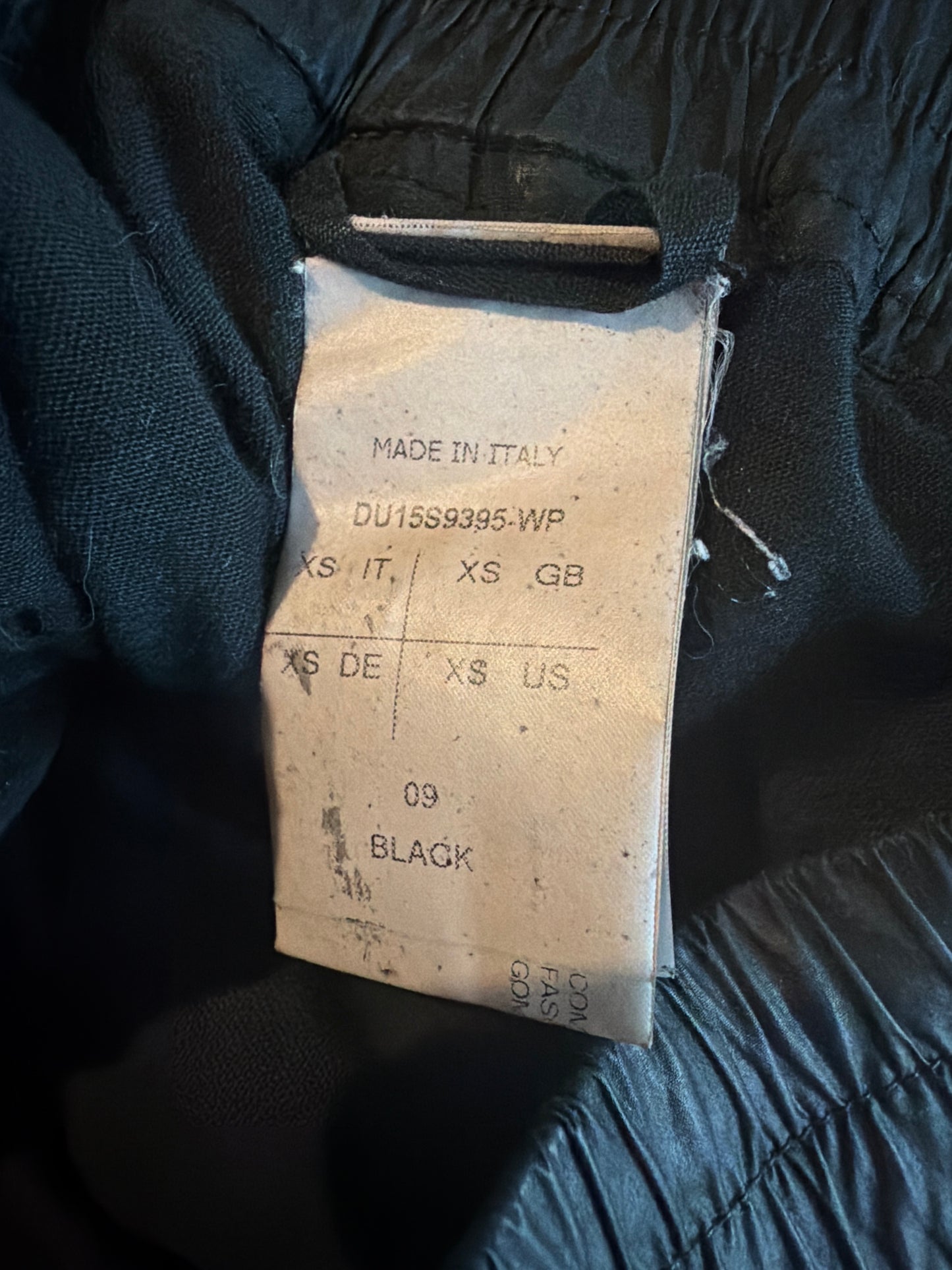 Rick Owens SS15 Waxed Kilt Pod Shorts