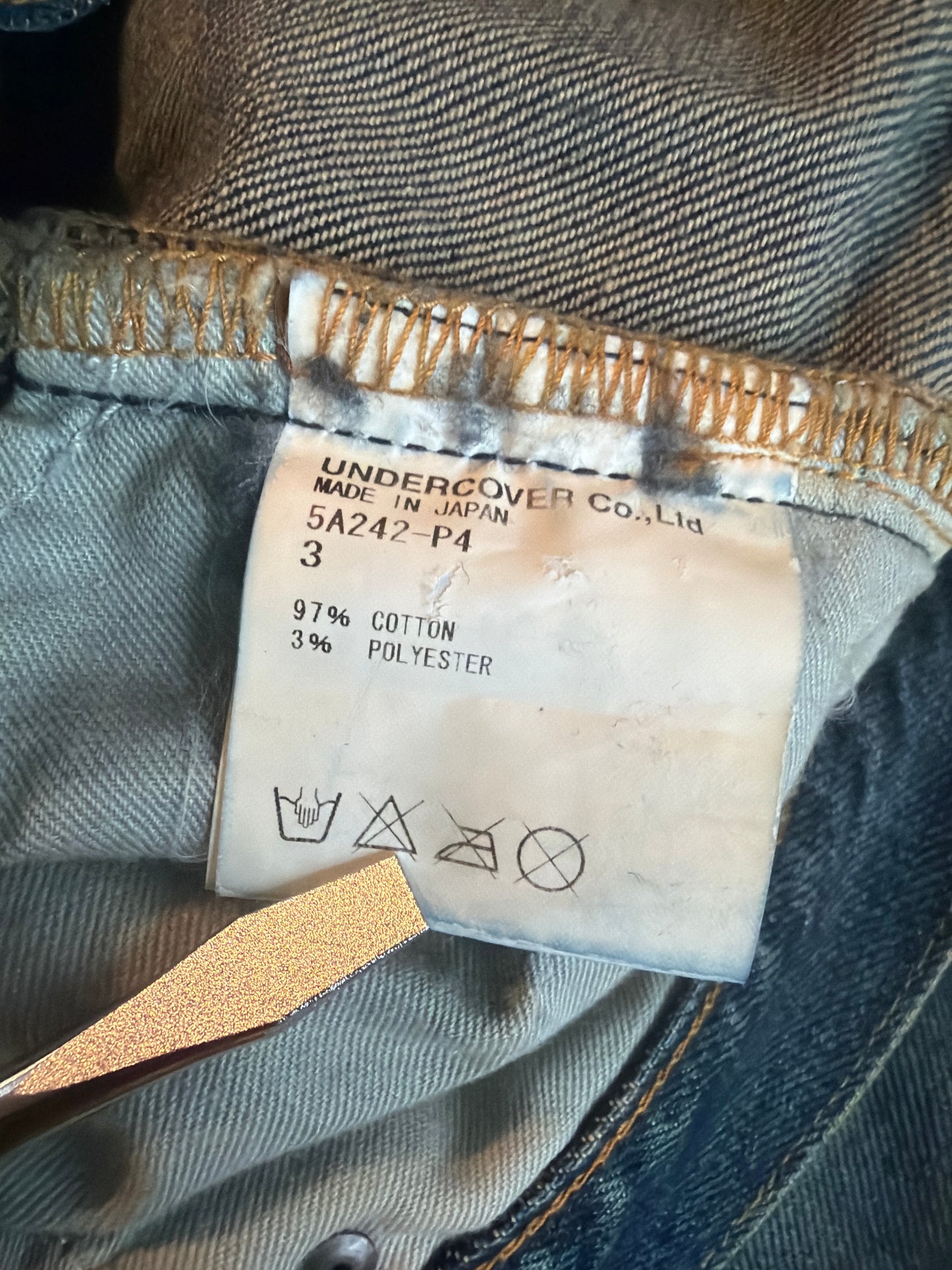 Undercover AW05 Arts and Crafts Denim