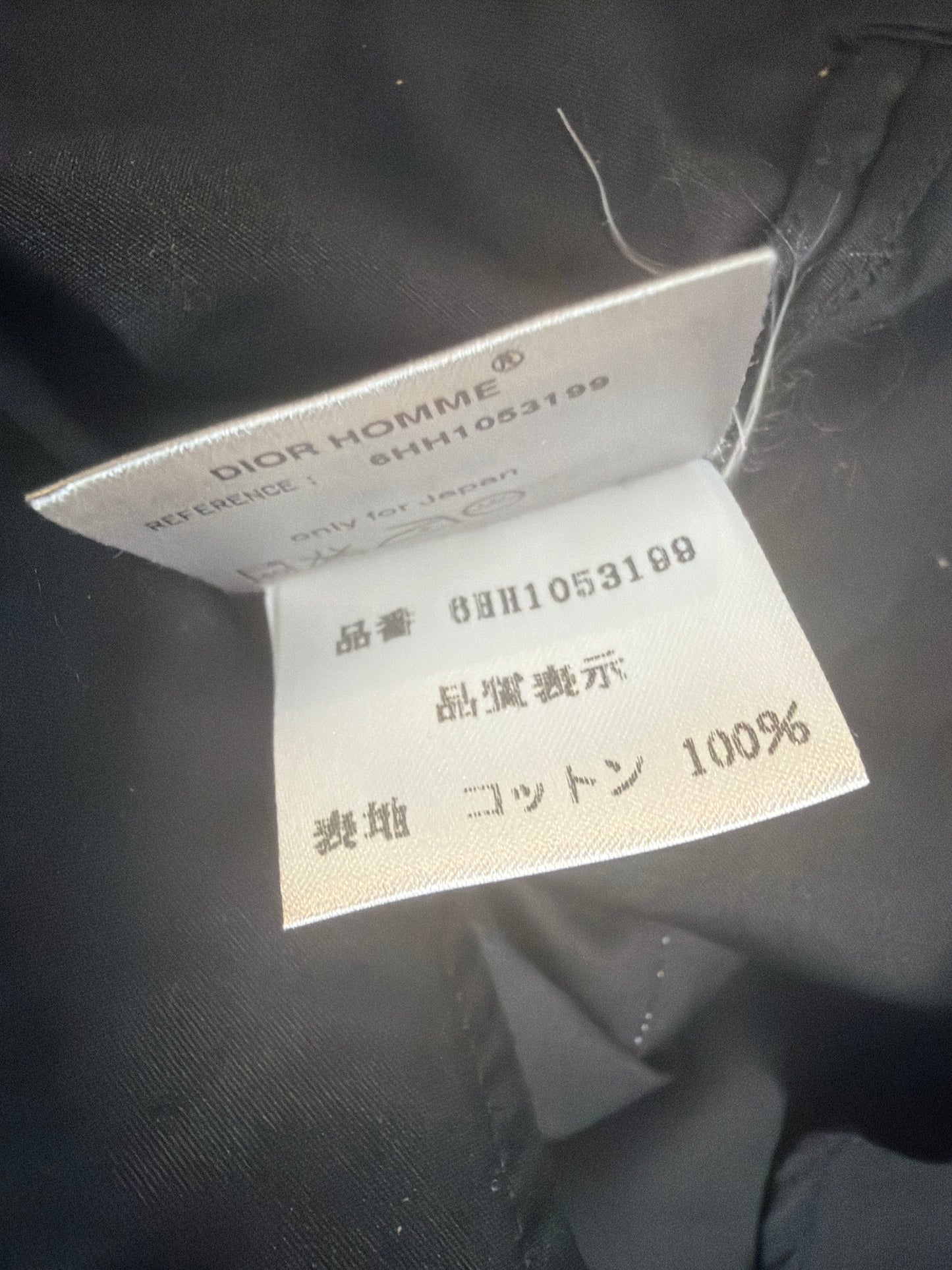 Dior Homme AW06 Runway Collared Panel Shirt