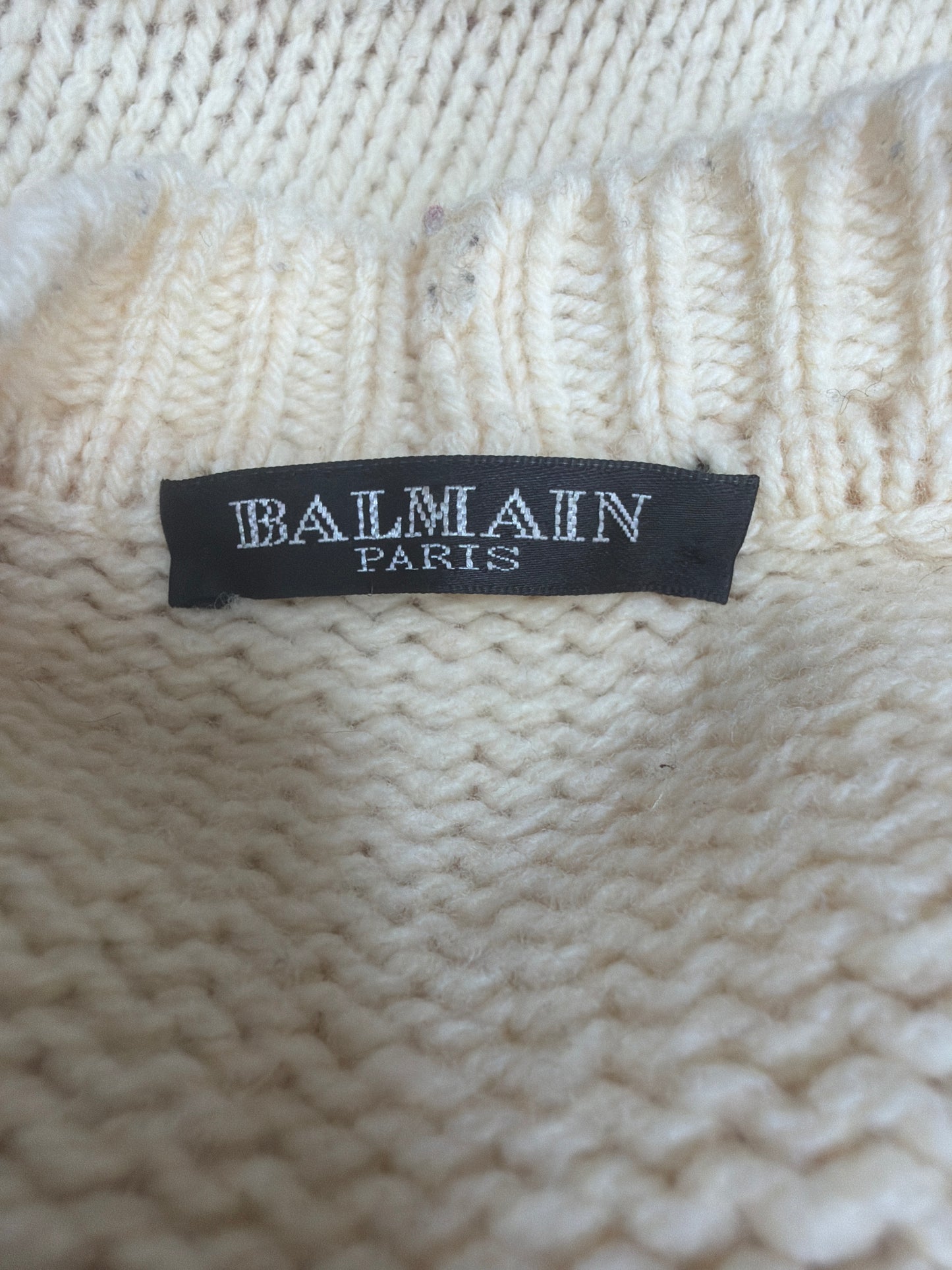 Balmain Homme Campaign AW11 Wool Campaign Cardigan