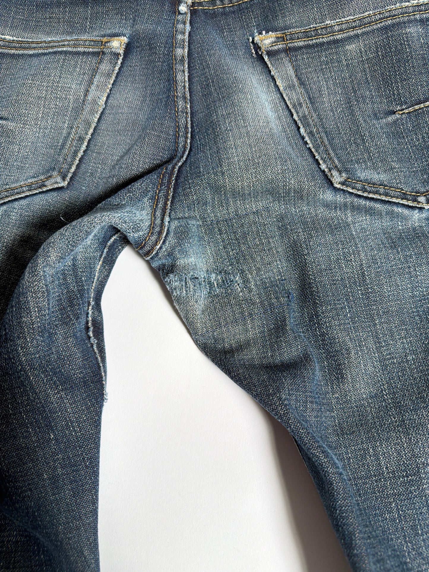 Dior Homme SS05 Whiskered Rust Denim