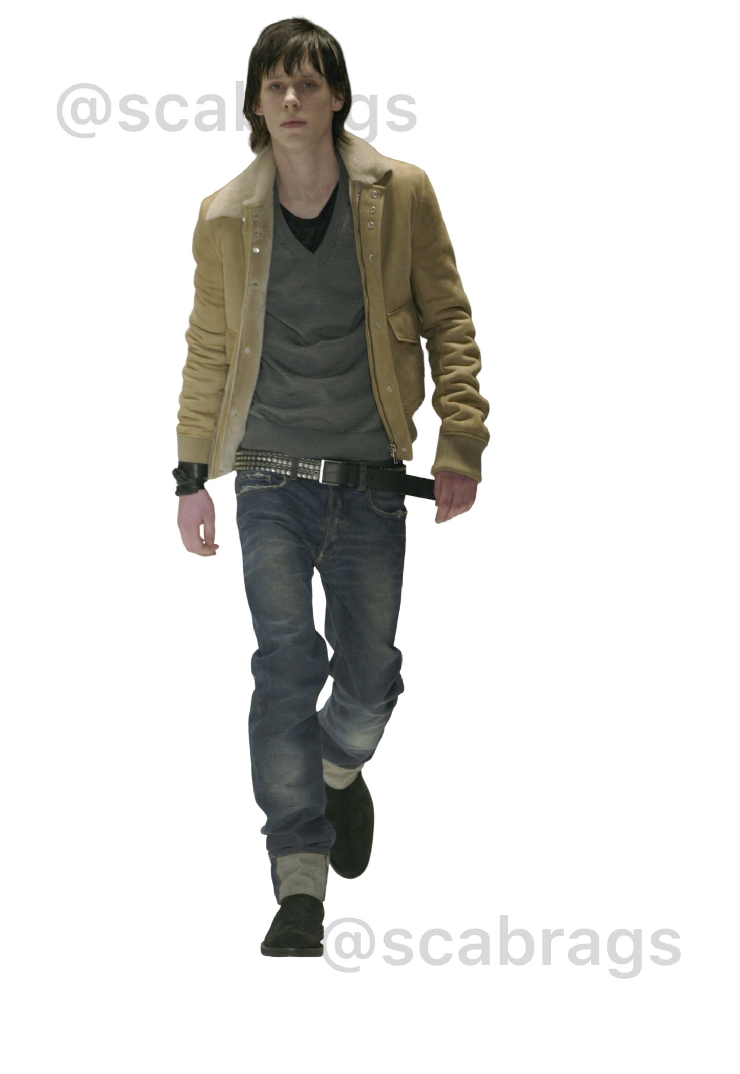 Dior Homme AW04 Rust Denim