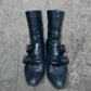 Helmut Lang Double Strap Wedge Boots