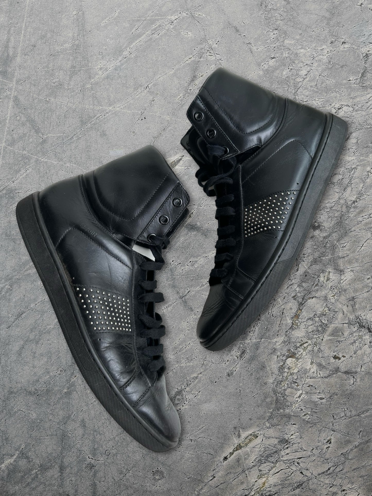 Saint Laurent SS13 SL01H Studded High Top Sneaker