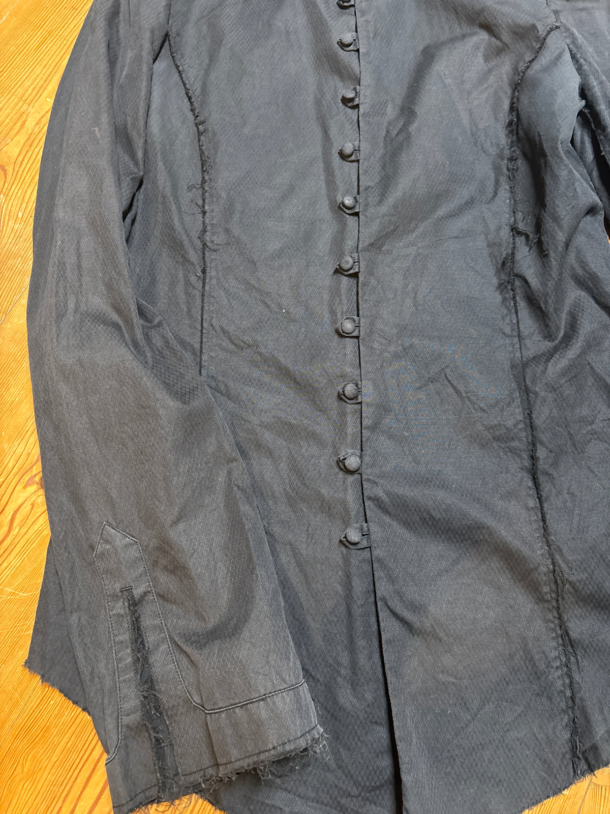 Number (N)ine SS01 Distressed Button Up Shirt