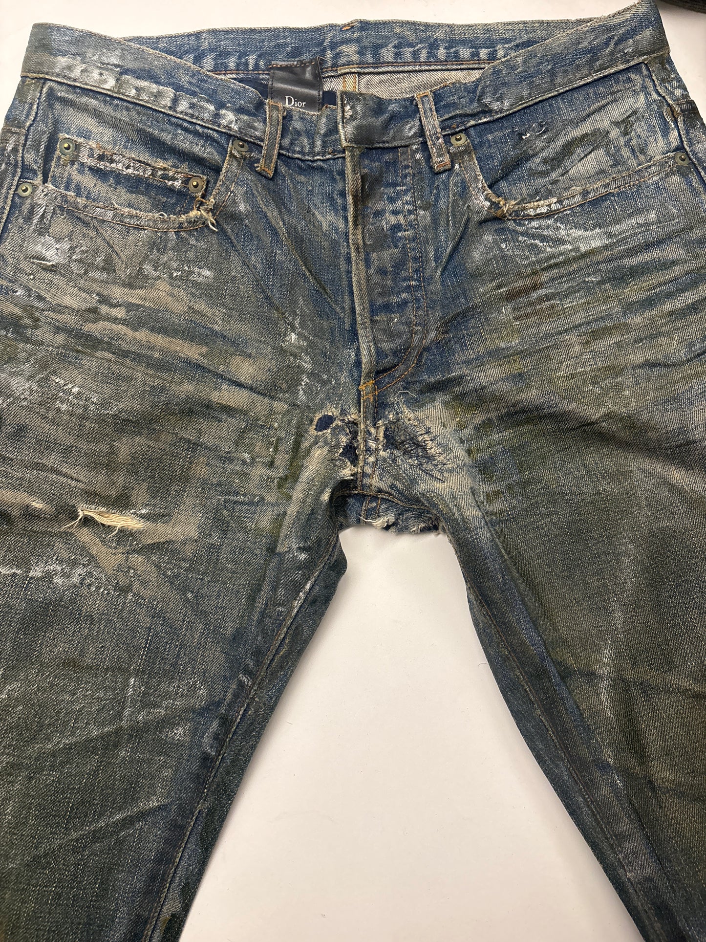Dior Homme AW03 OG Waxed Luster Denim