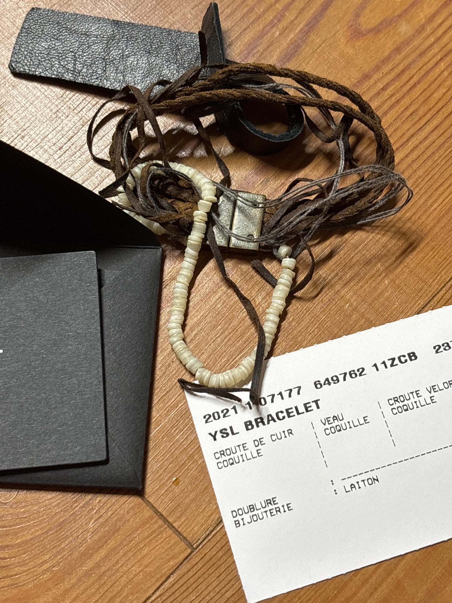 Saint Laurent SS21 Multi Band Rope Bracelet