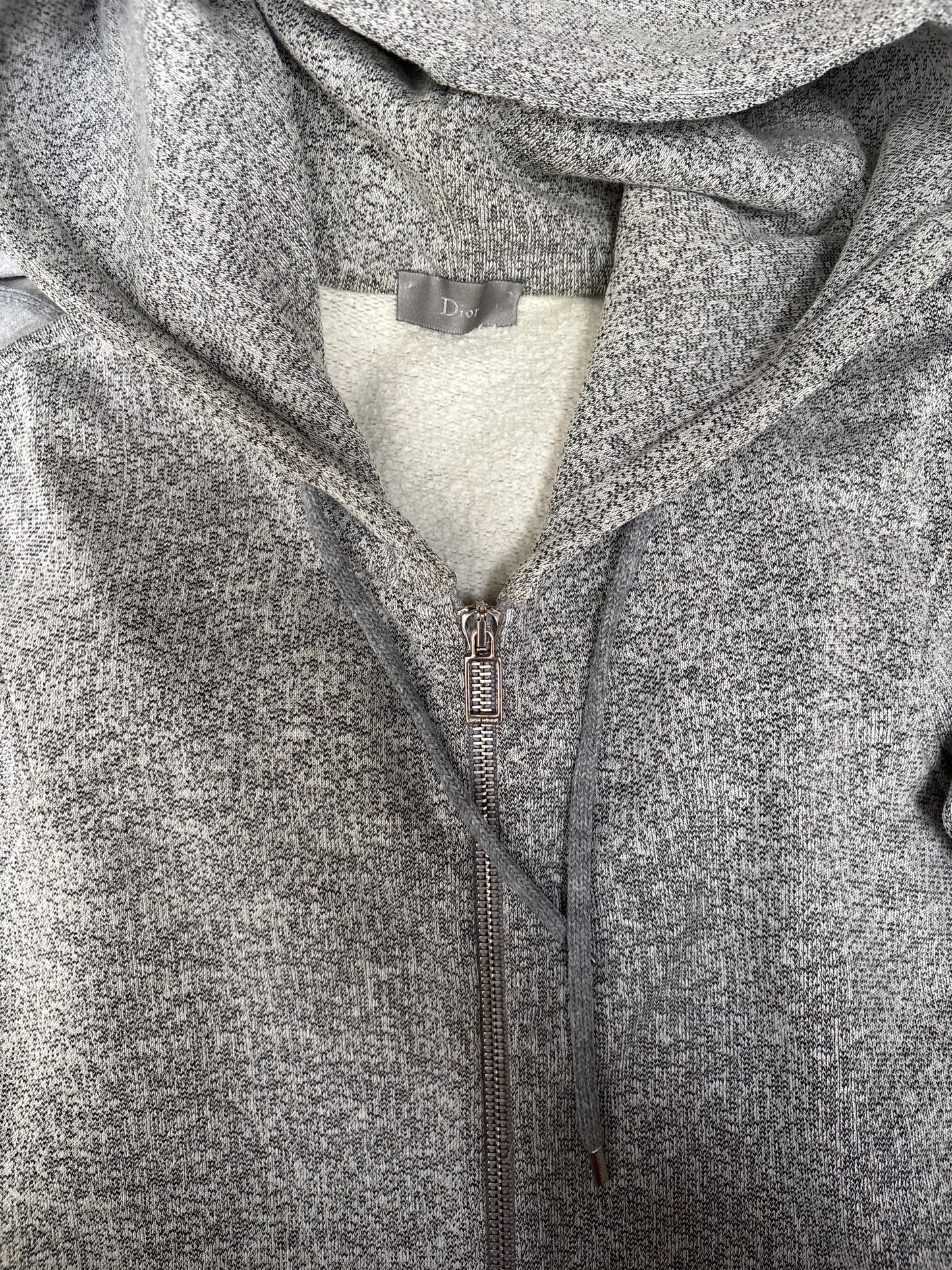 Dior Homme AW09 Heather Grey Zip Up Hoodie