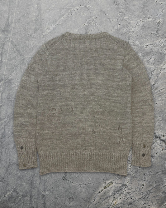 AW13 Takahiro Miyashita The Soloist grunge distressed knit