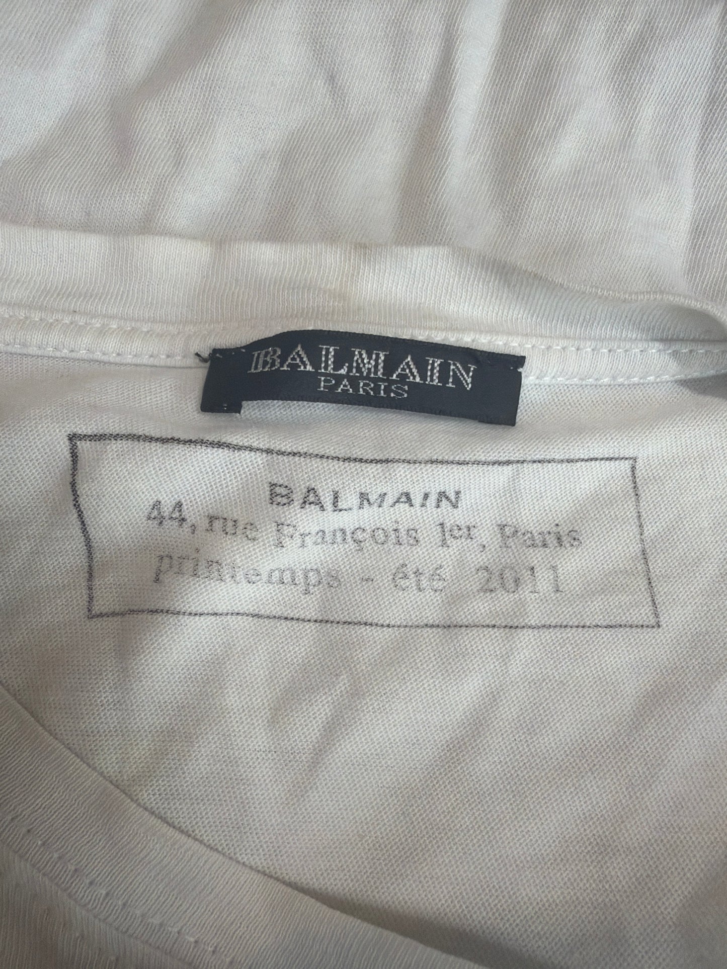 Balmain SS11 Emblem Shirt
