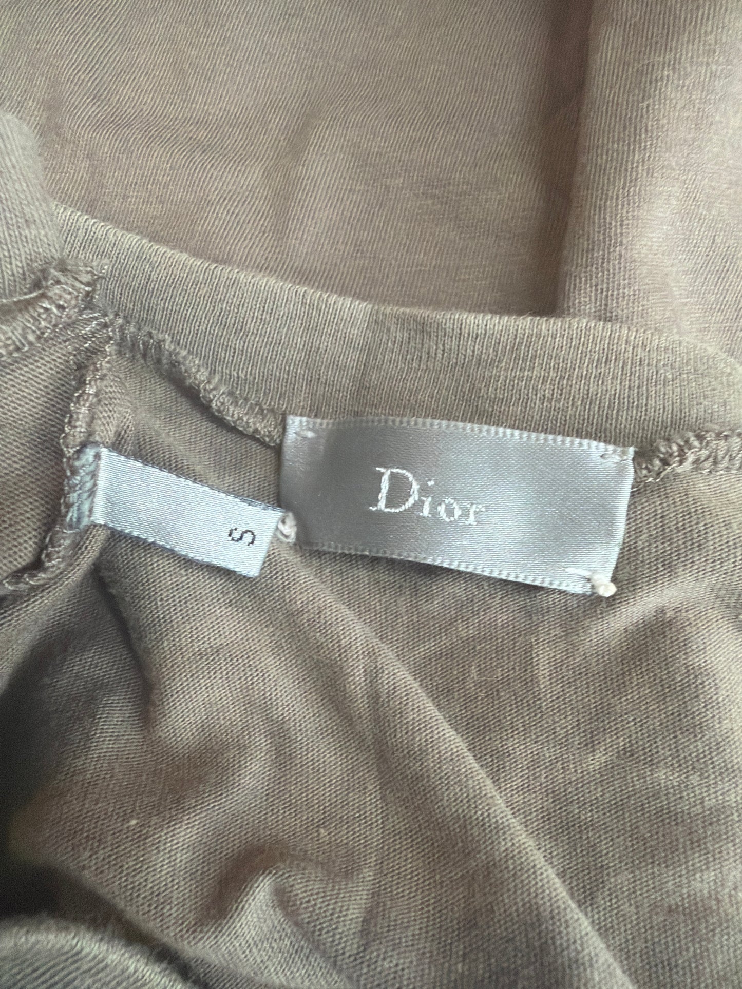 Dior Homme Bee Embroidered V Neck Shirt