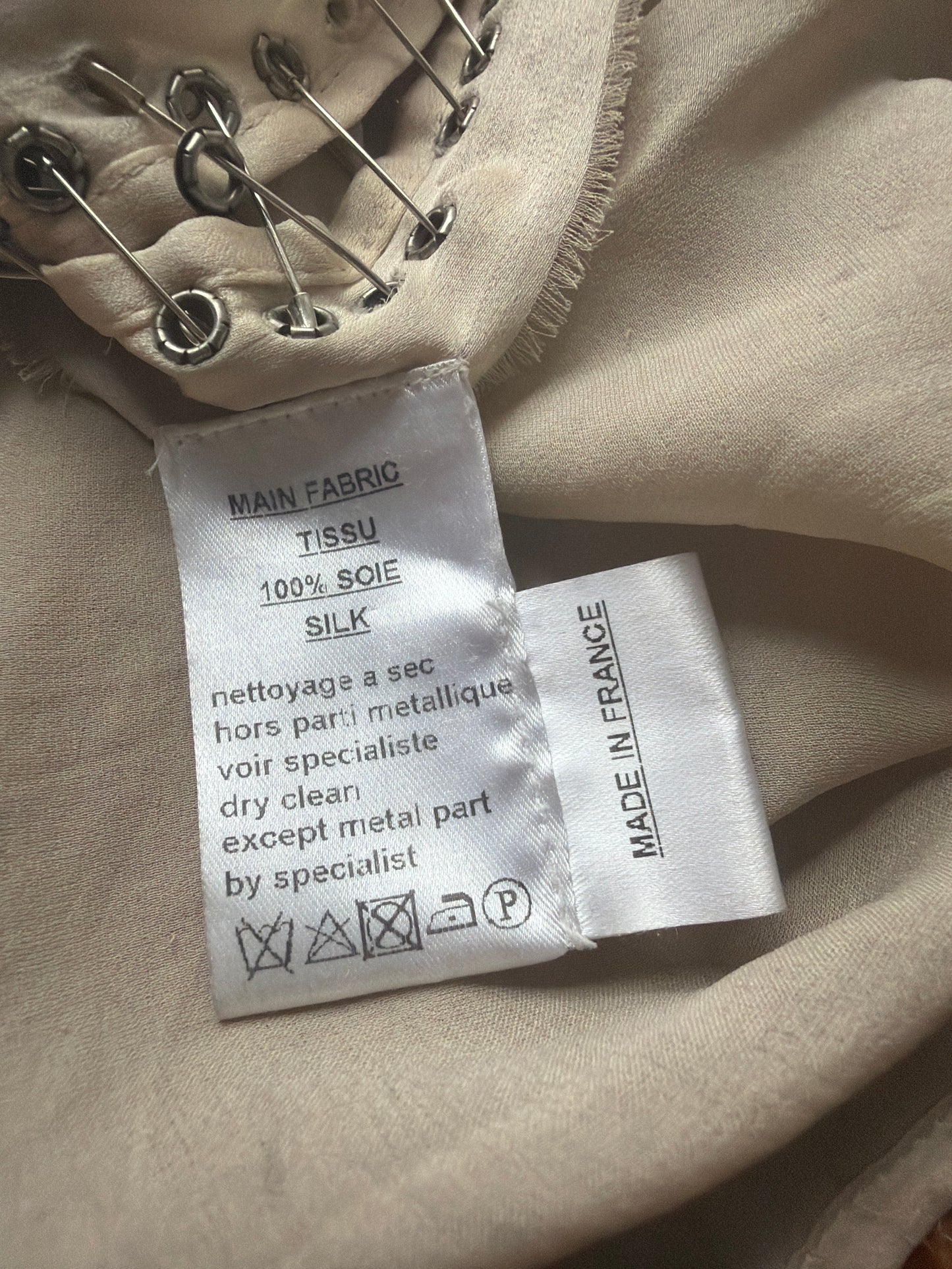 Balmain SS11 Burnished American Flag Pin Tank