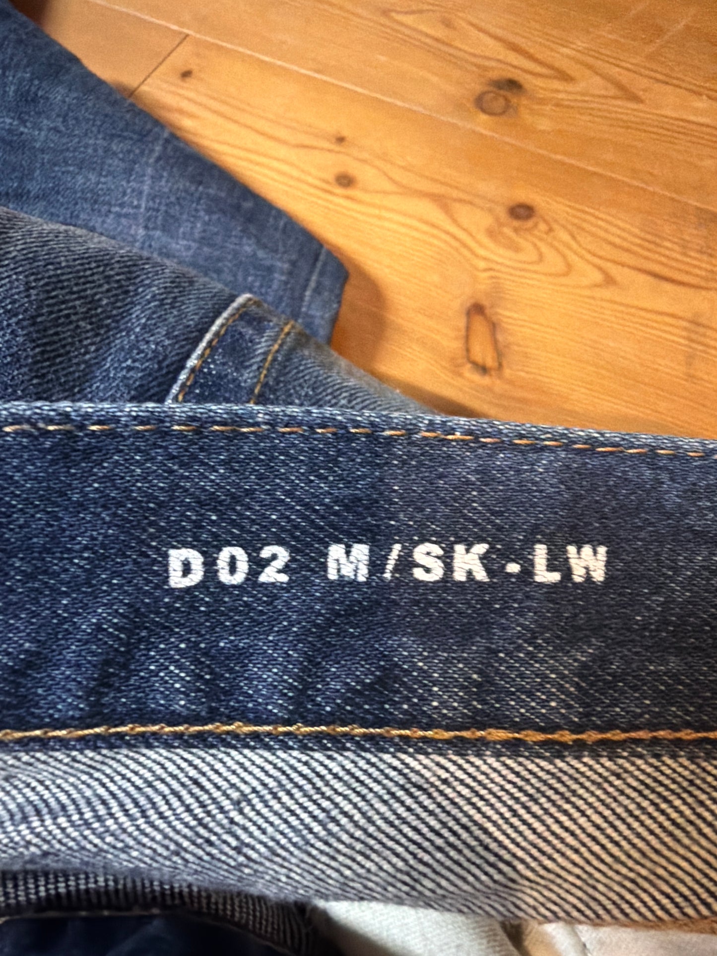 Saint Laurent SS19 D02 Crash Denim