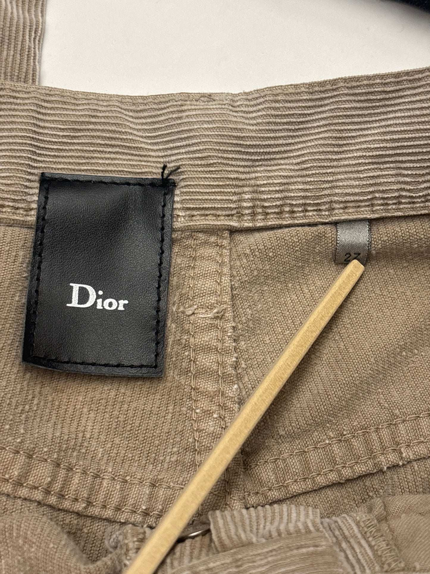 Dior Homme AW04 Runway Corduroy Denim