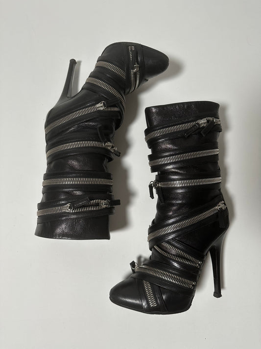 Balmain AW09 Zippper Heels