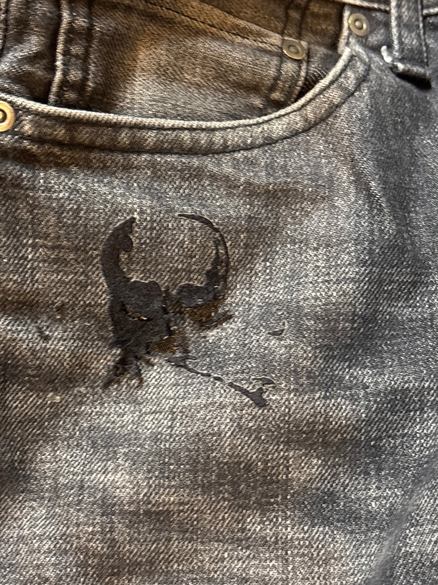 Undercover AW05 Skull Denim