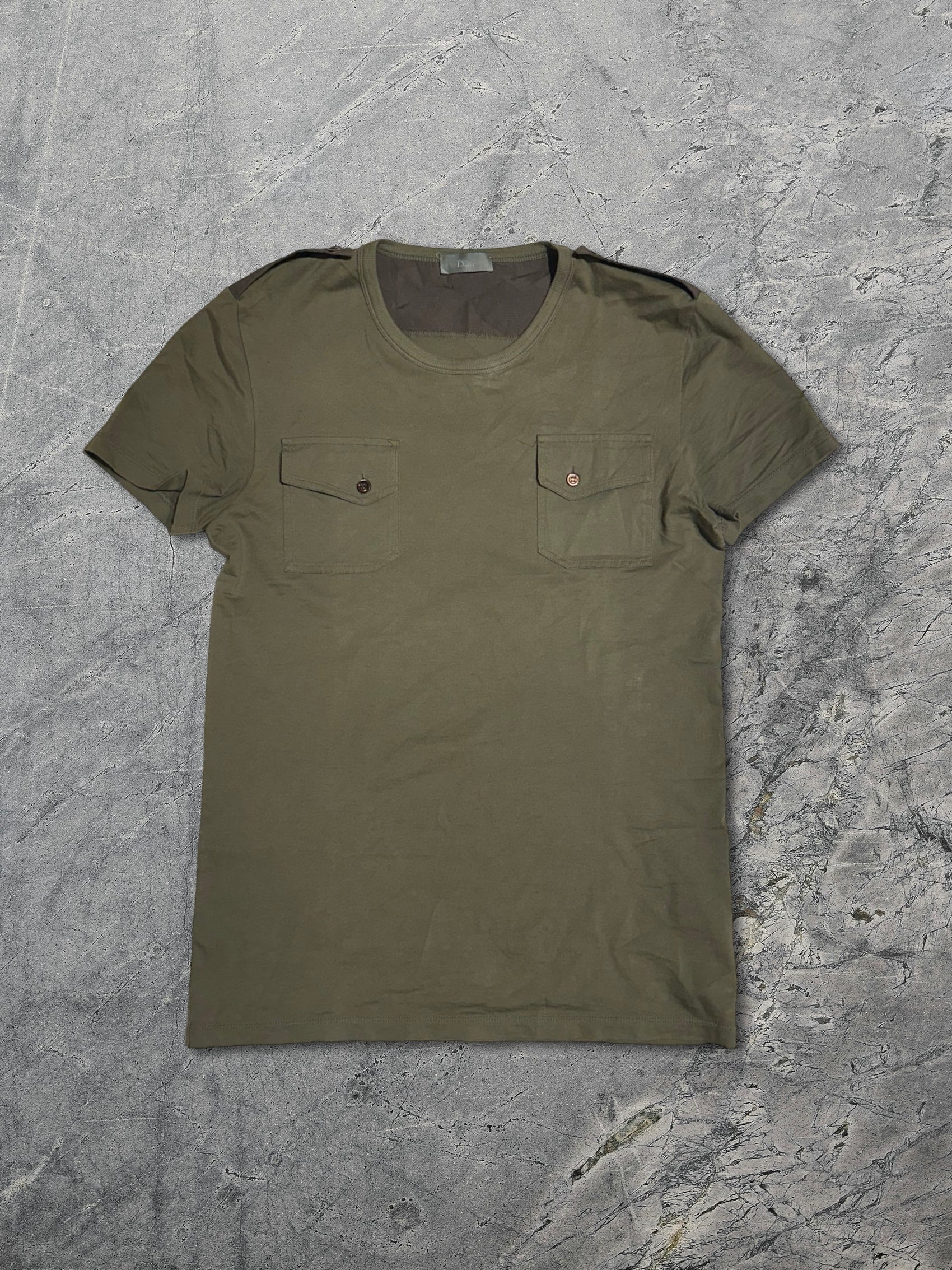 Dior Homme AW07 Pocket Shirt Green